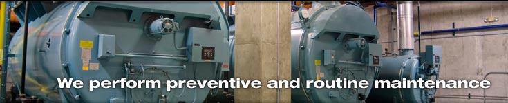 We perform preventive and routine maintenance